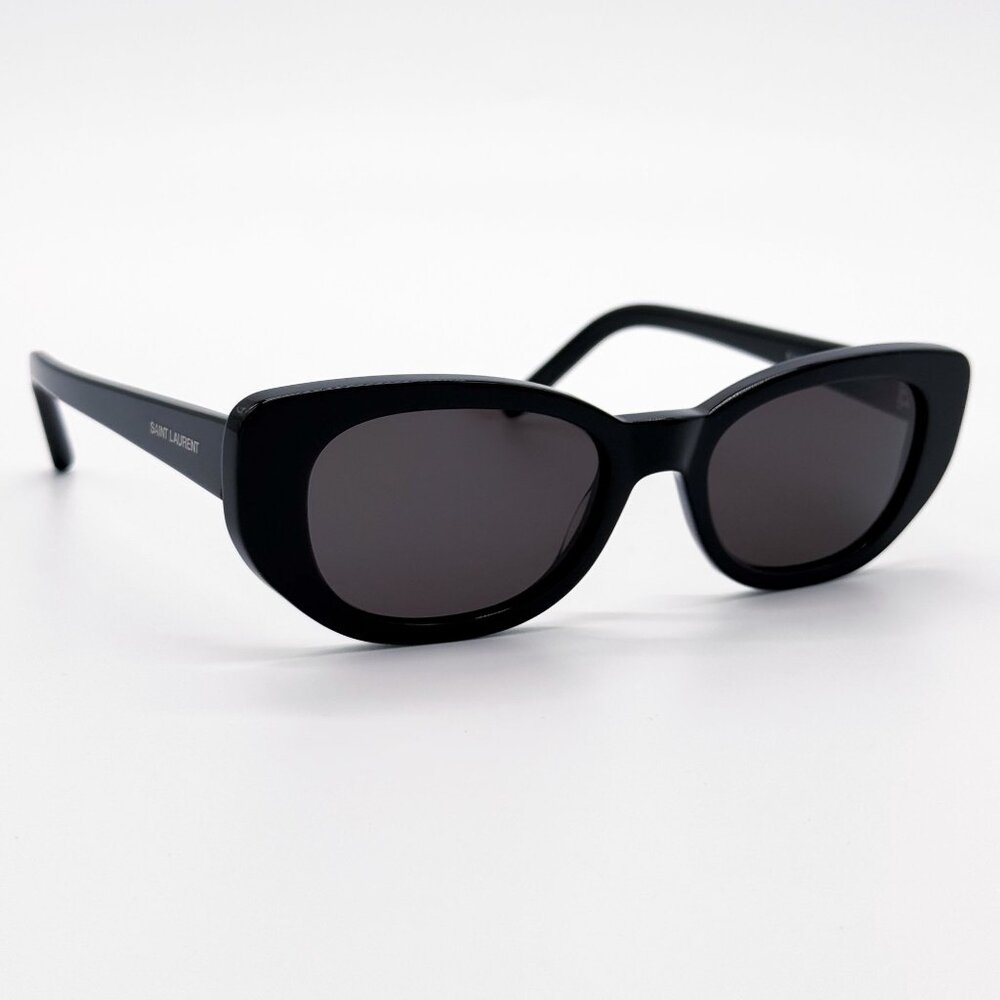 NEW SAINT LAURENT SL316 BETTY 001 SUNGLASSES WOMEN BLACK EYEWEAR - Picture 4 of 9